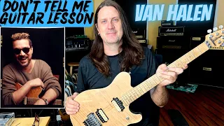 Dont Tell Me Guitar Lesson - Van Halen - How To Play Don't Tell Me By Van Halen On Guitar