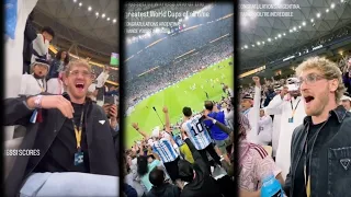 Logan Paul Reacts To Messi's Amazing Goal At The Fifa World Cup Final 2022 | Argentina Vs France