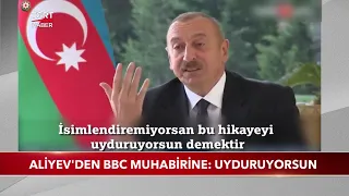 Aliyev'den BBC Muhabirine Ters Köşe