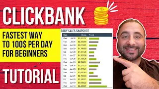 Clickbank Tutorial For Beginners   Fastest Way To 100$ Per Day Or More