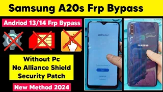 Samsung A20s Android 13/14 Google Account Remove | Samsung A207F Frp Byapss Without PC | New Trick