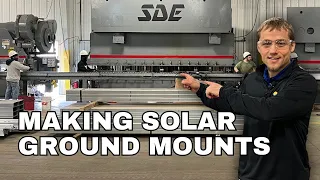 Exclusive Look at How SDE Solar Ground Mounts Are Made | Factory Tour