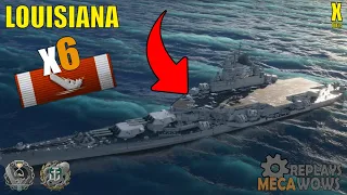 Louisiana 6 Kills & 153k Damage | World of Warships Gameplay