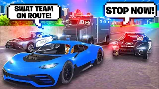 I Was In A High Speed Chase With The POLICE In Car Dealership Tycoon!!!