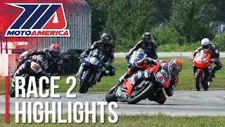 MotoAmerica Supersport Race 2 Highlights at Brainerd International Raceway 2022