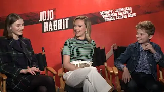 SCARLETT JOHANSSON, THOMASIN MCKENZIE & ROMAN GRIFFIN DAVIS ABOUT JOJO RABBIT