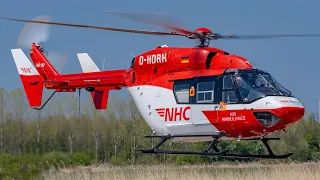 NHC Northern Helicopter | Landung Airbus BK 117 | D-HDRH | Flugplatz Emden