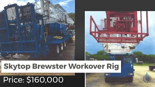 Skytop Brewster Workover Rig Located in Eagleford, TX