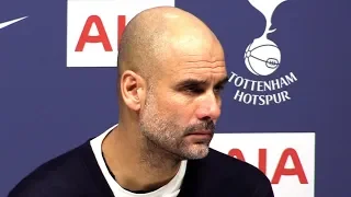 Tottenham 2-0 Man City - Pep Guardiola FULL Post Match Press Conference - Premier League