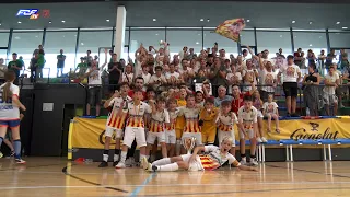 Resum Industrias Santa Coloma - Barça (Final Copa Catalunya Aleví masculí FS)