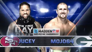 Madden 18 Tournament Rd. 1: JEY USO vs. MOJO RAWLEY - Gamer Gauntlet