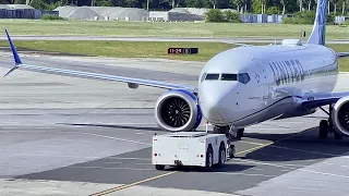 AVIONES DE UNITED AIRLINES EN OPERACIÓN | BOEING 737 Y 737 MAX | #boeing #737max #plane #airport