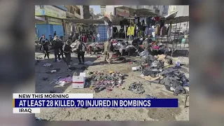 Twin suicide bombings rock central Baghdad, at least 28 dead