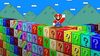 Cat Mario: Super Mario Bros. but Mario have 1.000.000 More Custom Item Blocks