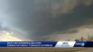 Technical glitch delayed weather warnings during Saturday's tornado outbreak