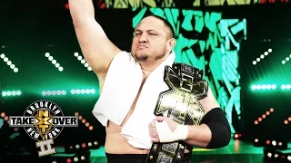 Samoa Joe's entrance: NXT TakeOver: Brooklyn II, only on WWE Network