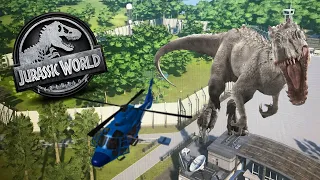 Building The Indominus-Rex Paddock In JWE | Mods