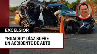 Joaquín Díaz Mena, candidato de Morena en Yucatán, sufre aparatoso accidente vial