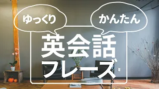 【初心者】ゆっくり・かんたん日常英語フレーズ200 聞き流し英会話【 021】