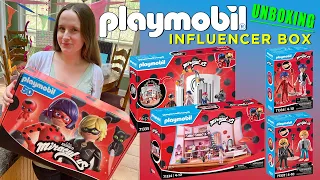 Unboxing MIRACULOUS Playmobil Toys (Figures and Playsets) ZAG Ladybug & Cat Noir - Mars Rose
