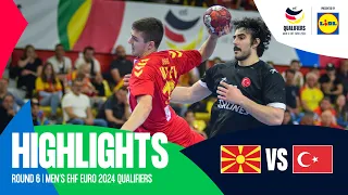 North Macedonia vs Türkiye | Round 6 | Men's EHF EURO 2024 Qualifiers