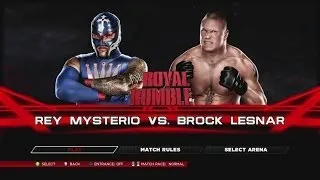 Rey Mysterio vs. Brock Lesnar in WWE 2K14