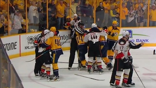 Predators and Ducks get physical at the end of Game 3