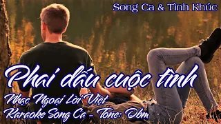 Karaoke Song Ca Phai Dấu Cuộc Tình | Song Ca & Tình Khúc