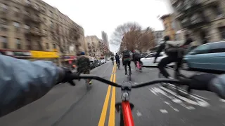 Ride To The Bronx With Homies On Fixed Gear