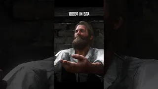 1000$ in GTA vs 1000$ in RDR2 #shorts #rdr2 #gtav #gta