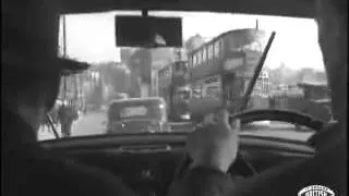 Driving through Liverpool - 1946