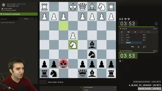 Eric Rosen LOSES IN 6 MOVES IN 3 CHECK CHESS