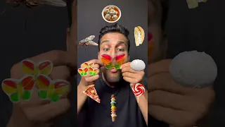 Biku Eating||ASMR||jelly,momo,icecream eating||bikram phuyal #biku #asmr #mukbang #funny #eating