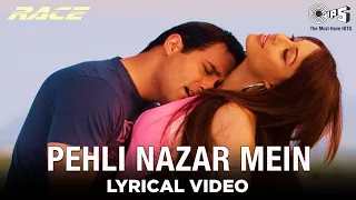 Pehli Nazar Mein [Lyrical Video] Atif Aslam | Saif A Khan, Bipasha B, Akshaye K, Katrina K | Tips