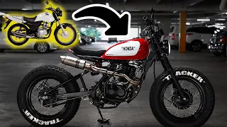 Cómo convertir tu motocicleta Honda 150cc a una Street Tracker // Review a fondo