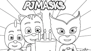 PJ masks Catboy coloring page/CatBoy & Owlette turned Evil | Kids Art 🎨