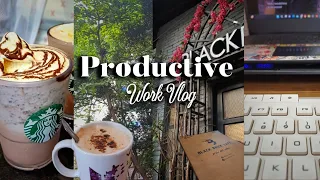 Productive Days 💻 ☕️ | post exam fun, cafe visit, work-life balance...