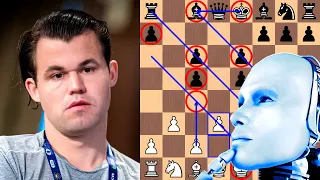 Magnus Carlsen plays like AlphaZero