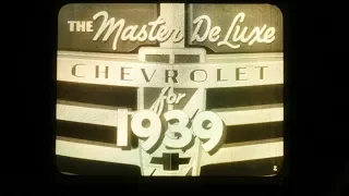 1939   The Chevrolet Master Deluxe for 1939