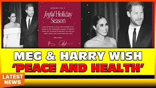 Meghan and Harry share their Christmas card with wish fans peace and health | NPN Entertainment