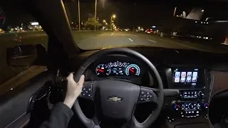 2018 Chevrolet Tahoe RST Performance Edition - POV Night Driving Impressions (Binaural Audio)