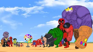 Super Hero: Evolution and Development of  mask  with Marvel Team : Size comparison [2024] - FUNNY