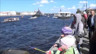 Питер взаправду: Корабли на Неве 9 мая в Санкт-Петербурге (Saint Petersburg, Russia)