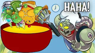COOKING Plants using Zombot's Cooking Recipes!
