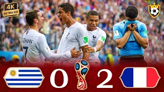 France led by Mbappe, Griezman expels Uruguay, Suarez from the World Cup 🔥 ● Full Highlights 🎞️ | 4K