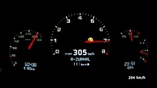 Porsche 911 997 Carrera S - acceleration 0-290 km/h and more dynamic tests