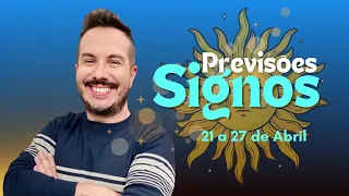 PREVISÕES DOS SIGNOS  - 21 a 27  ABRIL 2024 | André Mantovanni