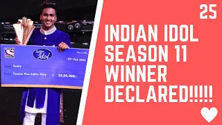 INDIAN IDOL SEASON  11 WINNER  SUNNY HINDUSTANI !!!