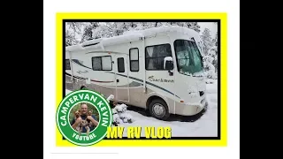 Winter RV Camping In The Snow!