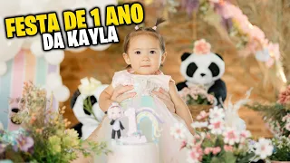 FESTA DE ANIVERSÁRIO DE 1 ANO DA KAYLA | Blog das irmãs